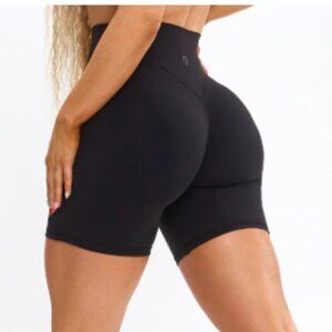BuffBunny Aggressive Scrunch Shorts In Onyx Black